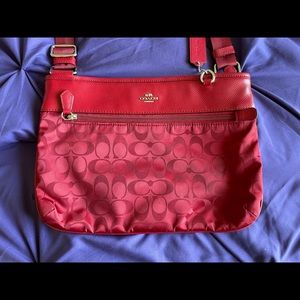 COACH Red Crossbody Purse